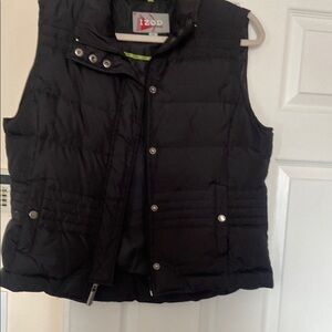 MEN'S IZOD PERFORM-X GREEN & BLACK ZIPPER FRONT VEST